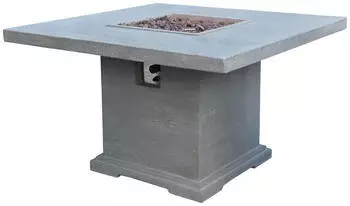 GardenForma Birmingham Gas-Feuerstelle Faserbeton Betonoptik Grau (OFG202LG)