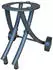 LotusGrill Holzkohlegrill XL Gartengrill Set Tiefblau, Grillwagen & Grillhaube, Edelstahl