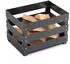Höfats Crate schwarz Stahl 40 x 30 cm, H: 27 cm