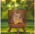 Relaxdays Feuerrost 53 x 44 cm Stahl braun