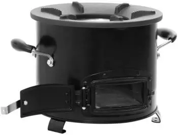 vidaXL Feuerstelle 36x26x22,5 cm Metall schwarz