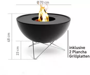 Höfats BOWL 70 – Höfats BOWL 70 – Edelstahl-Grill für Garten und Terrasse