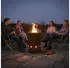 Relaxdays Fire pit with lid 60 x 38.5 cm