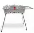 Grillpeter Mangal Astana Deluxe mit 11er Spießdreher Grillmotor USB und Powerbank BBQ Deckel Grillrost Ablage