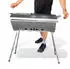 Grillpeter Mangal Astana Deluxe mit 11er Spießdreher Grillmotor USB und Powerbank BBQ Deckel Grillrost Ablage