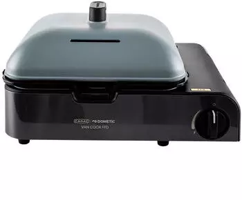 CADAC Van Cook FFD Combo Campingkocher mit Grillplatte 1,6kW (1025-20-UN) – Vielseitige Zubereitungsmöglichkeiten mit Gasantrieb