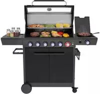 El Fuego Gasgrill "Key West" 22 kW (6 Brenner je 3,0 kW + 1 Turbobrenner 4,0 kW)
