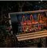 Relaxdays Holzkohlegrill Grillwagen XXL mit Deckel und Thermometer, schwarz/natur
