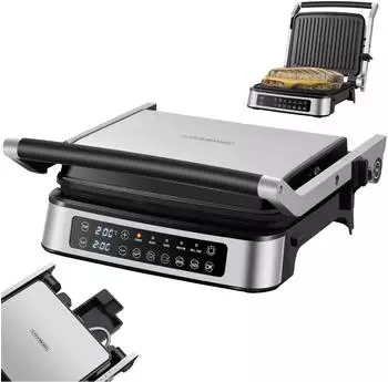 Steinborg SB-2240 Kontaktgrill 2000W Touch Display 180&deg; aufklappbar (SB-2240)
