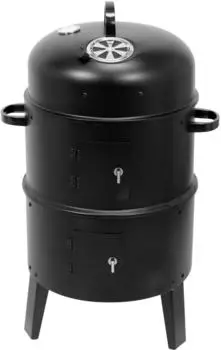Trizeratop Räuchertonne Smoker rund 51×42×80cm (TRI-99920)