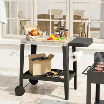 Outsunny Grillwagen (846-128V90BK)