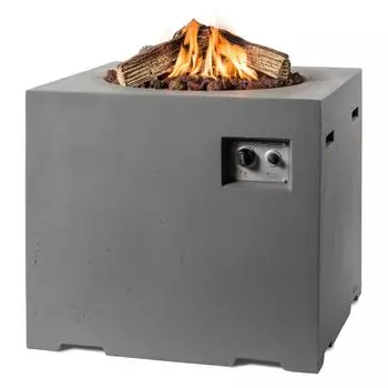 Happy Cocooning Mania Lounge & Dining Feuertisch quadratisch 19,5kW, 83x73x83cm, grau (HC151018A)