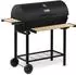 BBQ-Toro Grillwagen Holzkohlegrill Ø80cm mit Deckel & Thermometer (BBQ13)