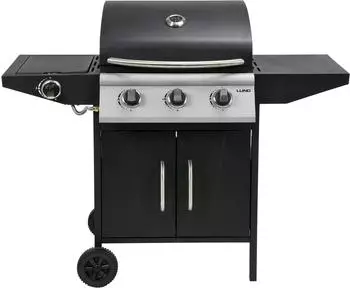 Lund Gasgrill 12,8kW, 3+1 Brenner, Stahl (TRI-99642)
