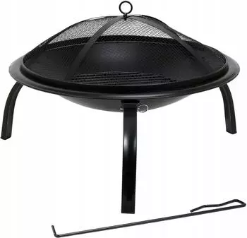 Trizeratop Feuerschale mit Funkenschutz 56x39cm (TRI-99912)