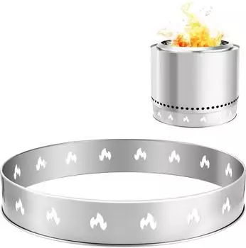 VEVOR Feuerschalen-St&auml;nder Ring 68,6cm raucharm Edelstahl Tragbar