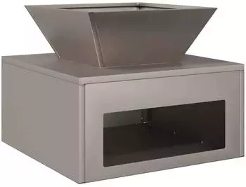 vidaXL Feuerstelle Wetterfeststahl 50x50x40cm Rostoptik (874584)