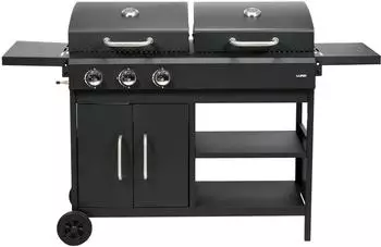 Lund Torne 2-in-1 Gas- und Holzkohlegrill 8,4kW (TRI-99649)