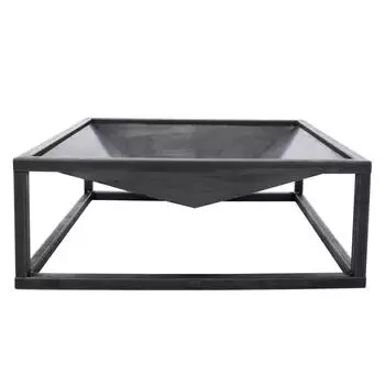 RedFire Feuerschale Tervo Industrial robuste Stahl-Feuerstelle 80 cm made in Europe schwarz Stahl 210055