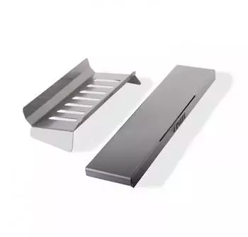 Alfa Forni Futuro 4 Pizze Hybrid-Kit f&uuml;r Gas-Pizzaofen, Edelstahl