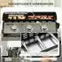 Outsunny Gasgrill Edelstahl (DE846-128V90BK0431)