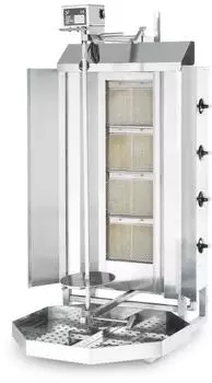 Hendi D&ouml;nergrill Gas Profi Line Edelstahl 13kW (226001)