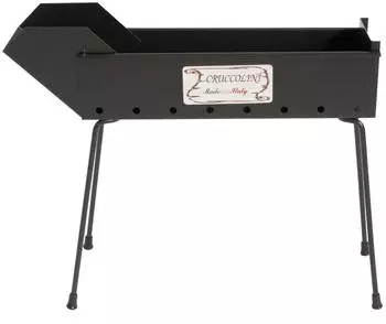 Cruccolini BA12 Holzkohlegrill für Spieße, Schmiedeeisen, 70x50x90cm (BA12)