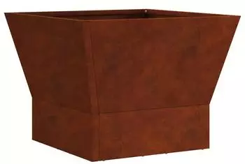 vidaXL Feuerstelle Wetterfeststahl Braun 40x40x35cm