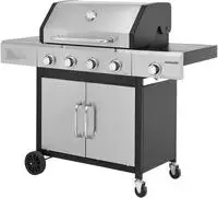 Hanseatic Gasgrill "Rockford, 4 Brenner + Seitenbrenner 14,5 kw Gesamt" inkl. 3...