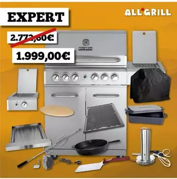 Paella World Allrounder L Gasgrill mit Expert Zubehörset (100304_35J)