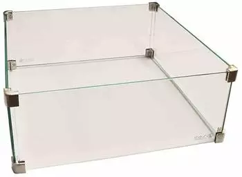 COSI CosiCube Glasaufsatz f&uuml;r Feuerstelle, Transparent, 50cm (5900210)