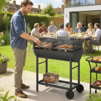 Outsunny Holzkohlegrill (846-287V00BK)