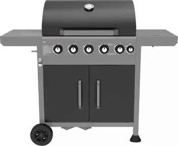 Trizeratop Gasgrill 5+1 Brenner Gusseisenrost 17,5kW (TRI-99636)
