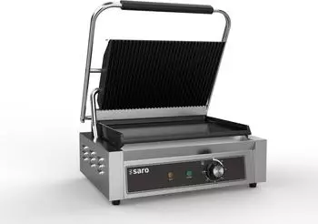 Saro PG 1 BGG Kontaktgrill glatte & gerillte Grillplatten, 230V (443-10051)