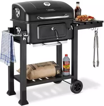TecTake Holzkohlegrill Florian