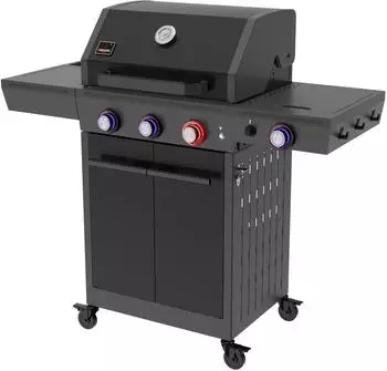 El Fuego Key West Gasgrill 3+1 Brenner Turbozone Gusseisenrost (AY5601)