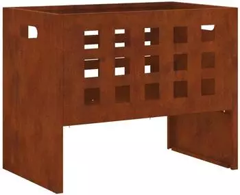 vidaXL Brown portable fire pit 50 x 30 x 40 cm