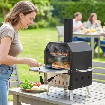 Outsunny Pizzaofen (DE846-285V00BK0431)