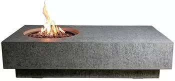 GardenForma Ubinas Gasfeuerstelle Faserbeton, Grau (300012007)