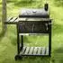 Royal Gourmet Holzkohlegrill Grillwagen Grillfläche 59x42cm schwarz (CD1824GE-G)