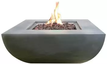 GardenForma Westport Gasfeuerstelle Faserbeton grau (OFG135)