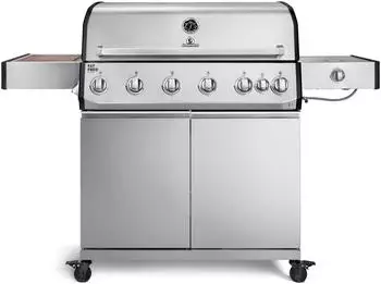 Burnhard Fat FRED Deluxe Gasgrill 6-Brenner 3,5 kW Edelstahl (947149)