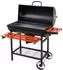 Lund Holzkohlegrill 71x34,5cm mit Deckel und Ablage (W-99908)
