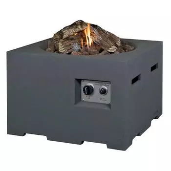 Happy Cocooning Mania Feuertisch quadratisch, grau, 84x53x84cm (HC131004A)