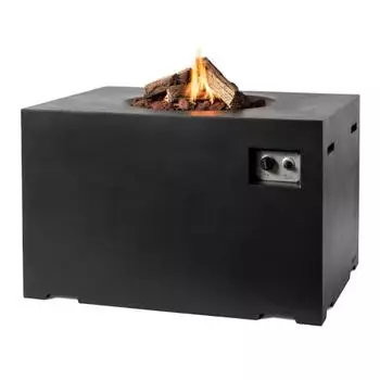 Happy Cocooning Mania Feuertisch rechteckig Lounge & Dining, schwarz (HC151019A)