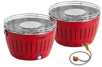 LotusGrill Hybrid Classic Feuerrot