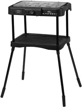 Elta Elektrogrill Stand- & Tischgrill 2in1 2000W, schwarz (SBGT-2000.1)