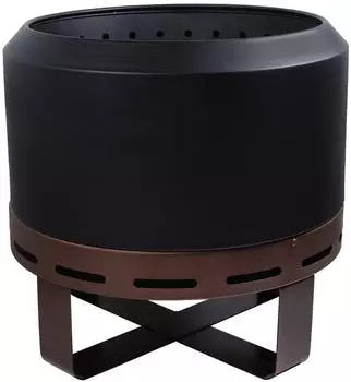 Dehner Feuerschale Aurus Ø 45cm, Höhe 48cm, Eisen, schwarz