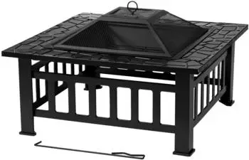 Tepro Glenview Feuerstelle 81x81x50cm, schwarz (1170)