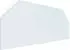 vidaXL Feuerstelle Glasplatte transparent, 120x50cm, Facettenschliff (333-068)